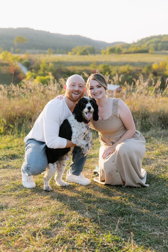 Rosie and Nick in Gatineau Park late September for a sunset engagement session.