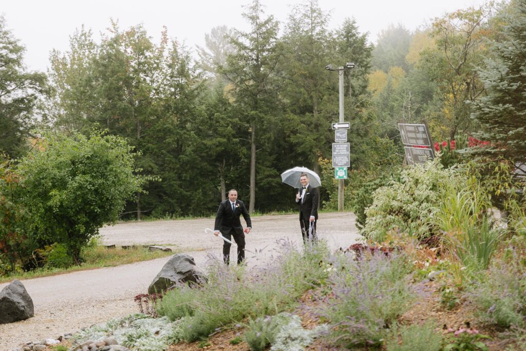 Thursday Wedding at Le Belvédère in Wakefield