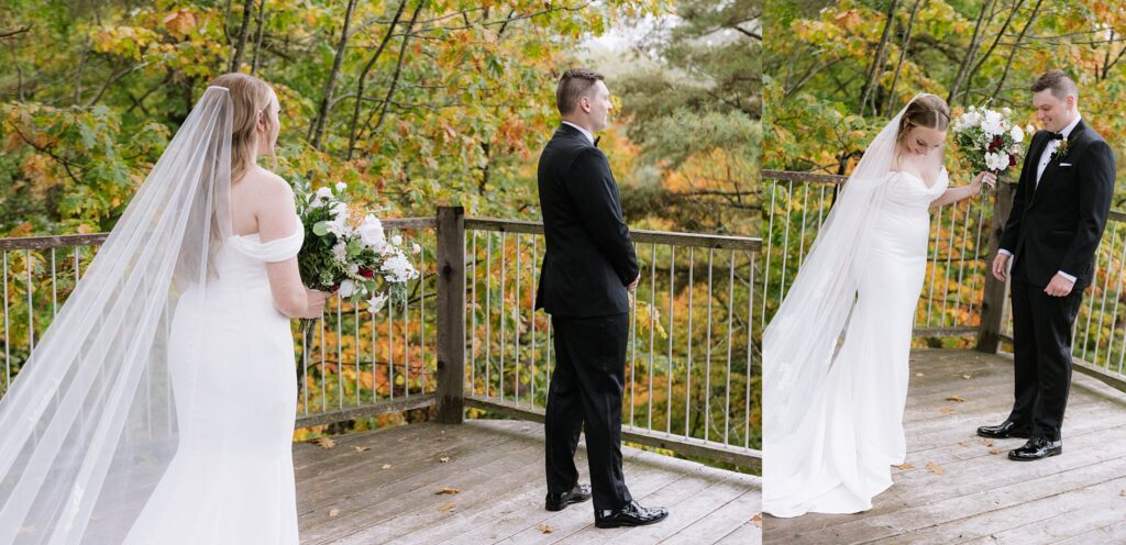 Thursday Wedding at Le Belvédère in Wakefield