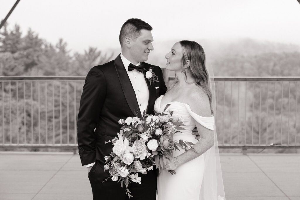 Thursday Wedding at Le Belvédère in Wakefield