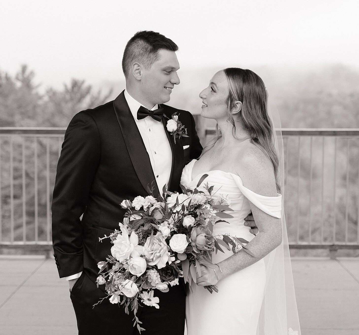 Thursday Wedding at Le Belvédère in Wakefield