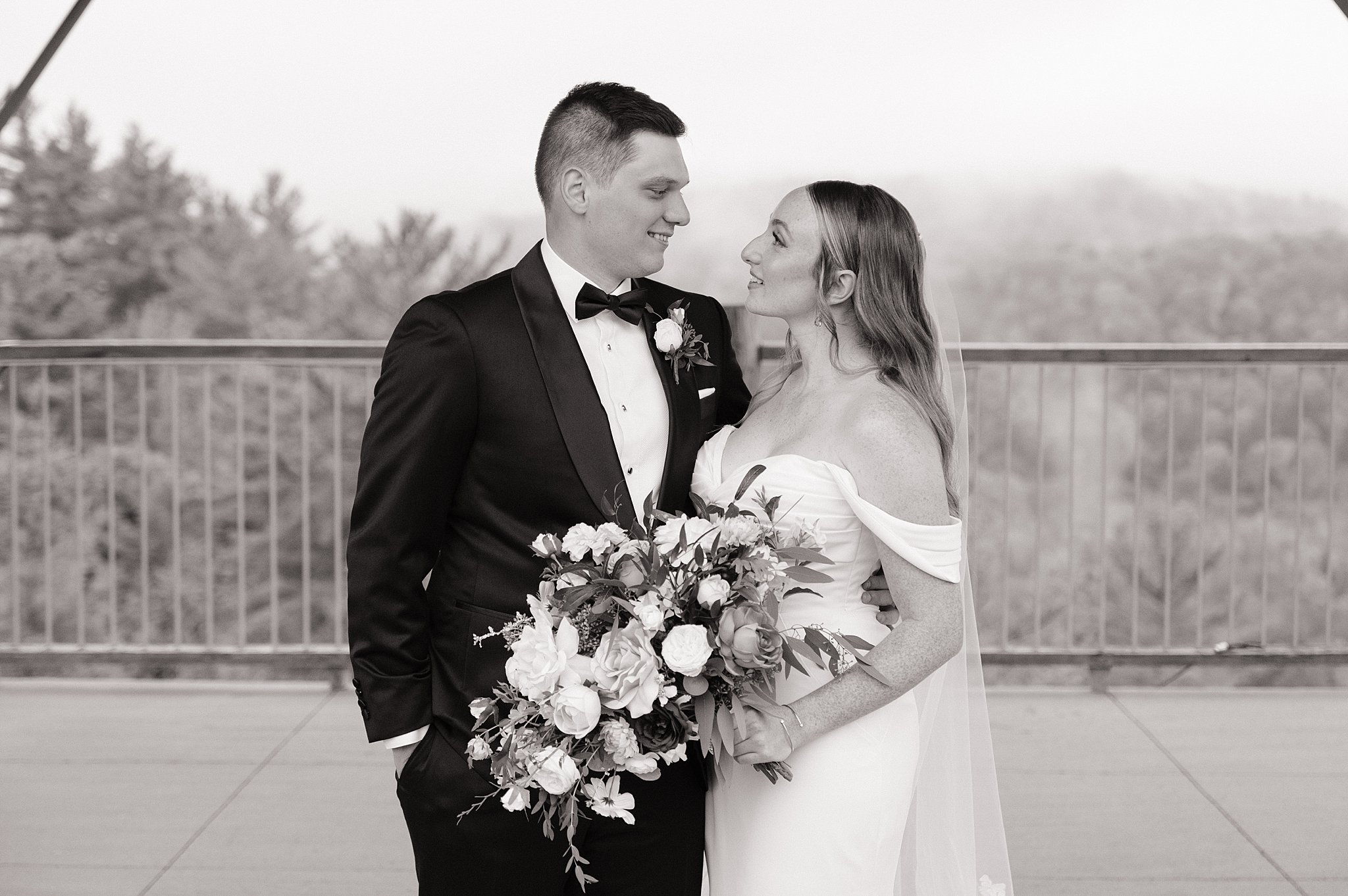 Thursday Wedding at Le Belvédère in Wakefield