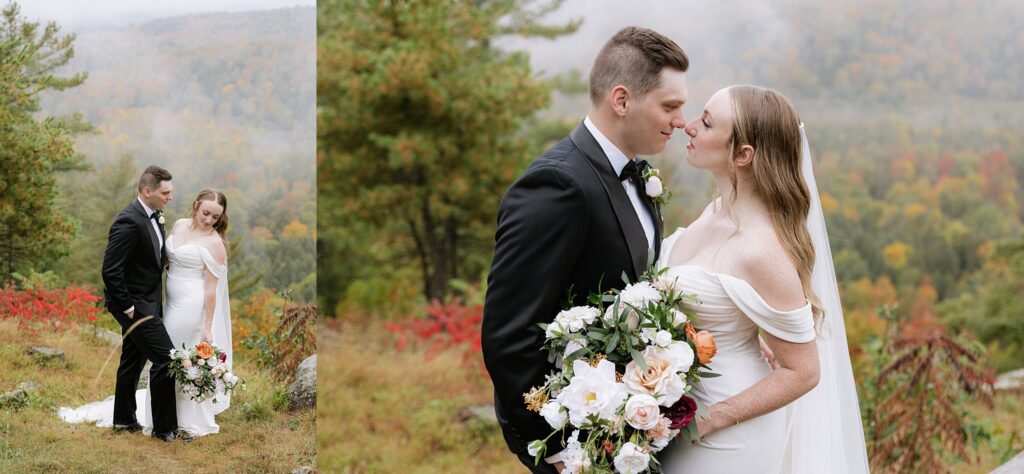 Thursday Wedding at Le Belvédère in Wakefield