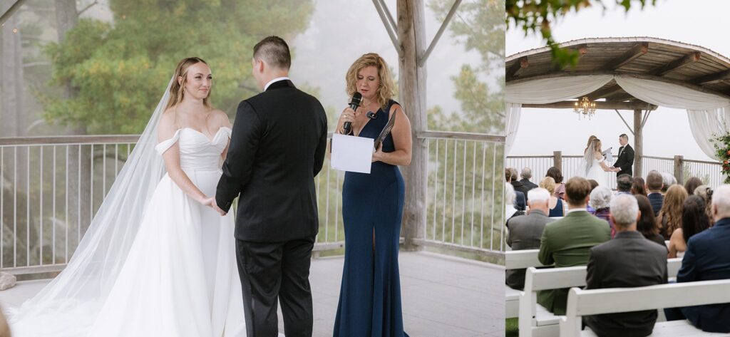 Thursday Wedding at Le Belvédère in Wakefield