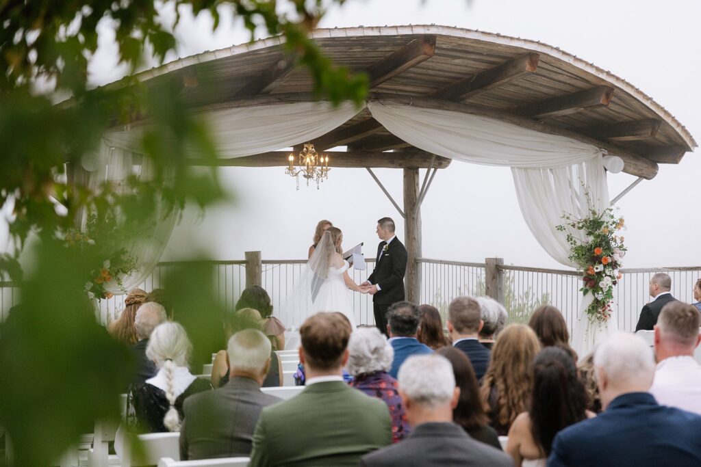 Thursday Wedding at Le Belvédère in Wakefield