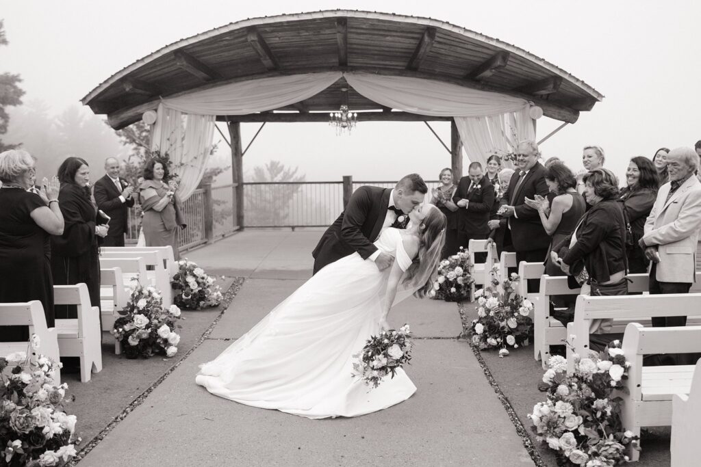 Thursday Wedding at Le Belvédère in Wakefield