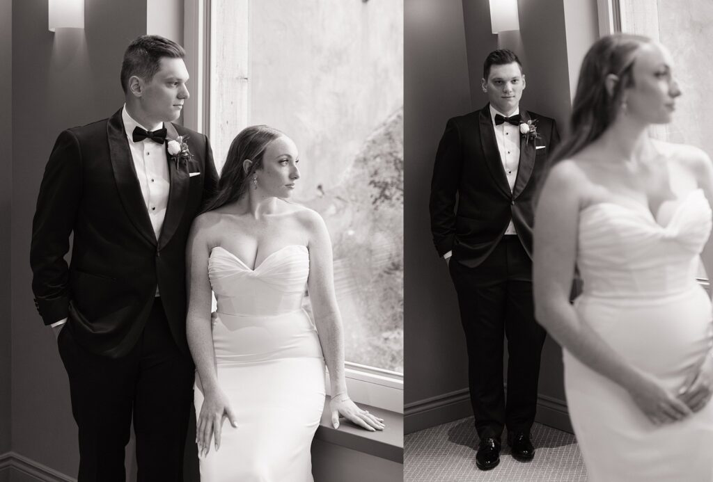 Thursday Wedding at Le Belvédère in Wakefield